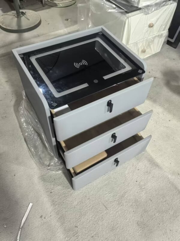 3 DRAWER SIZE 50×40×60 MDF SOLID WOOD VENEER+SOLID WOOD DRAWER - Image 4