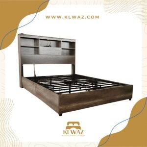 BEAUTIFUL DARK GREY 4 DRAWER WOOD