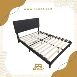 ZO4BK QUEEN BLACK TUFTED VELVET FRAME