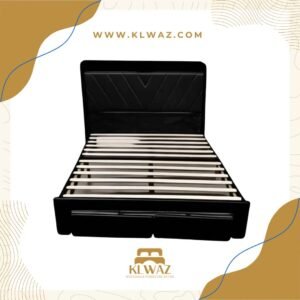 Y0400300 QUEEN BLACK LINEN FABRIC