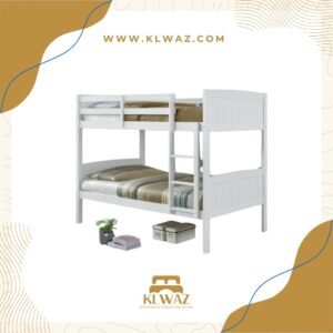 COBE WHITE SOLID WOOD BUNK BED