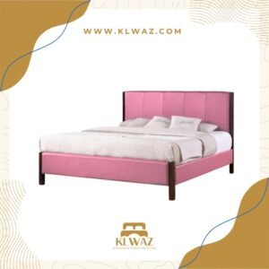 PINK FACTORY LEATHER WITH WOOD ACCENTS