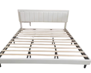 111K White PVC Bed Frame