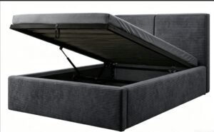 LT-148 Grey Velvet Hydraulic Storage Bed Frame
