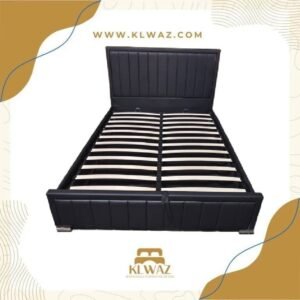 Dream Black Leather AR-08 Bed Frame