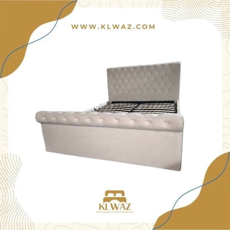 LB 123 Beige Bed Frame
