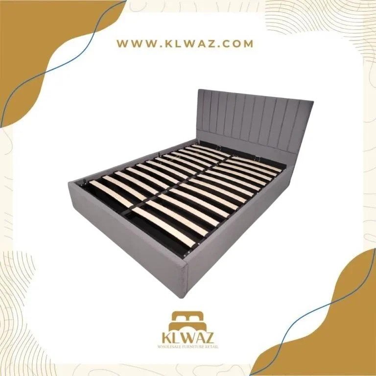 LD-01 GRAY HYDRAULIC LIFT STORAGE BED FRAME
