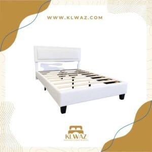 Model 805 Modern Upholstered Bouclé Platform Bed Frame with Adjustable Headboard